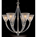 Cristallo 6-light Frosted Glass Chandelier