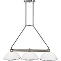 Novello 3-light Brushed Steel Island Light