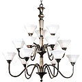 Georgetown Golden Bronze 15-light Chandelier