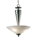 Accolade Brushed Steel 3-light Pendant