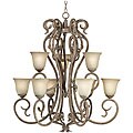 Galicia 9-light Nutmeg Chandelier