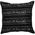 Decorative Gold and Black 'Royal Horses' Pillow Sham
