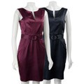 Ellen Tracy Women's Stretch Satin Falange Dress