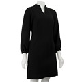 Ellen Tracy Women's Split Neck Dress