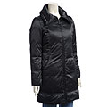 Via Spiga Women's Black Satin Down Coat