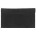 Boston Traveler Black Leather Checkbook Cover