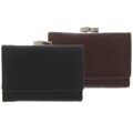Adi Designs Women's Leather Tri-fold Wallet