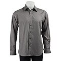 Michael Kors Men's Black/ Grey Stripe Long-sleeve Shirt