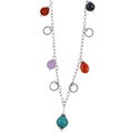 Charming Life Handmade Silver Multi-gemstone Necklace