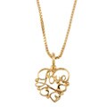 14k Gold over Silver Love Necklace