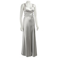 OC by Oleg Cassini Women's Long Charmeuse Dress
