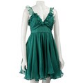 Walter Women's Teal Chiffon Party Dress