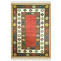 Indo 'Stargazer' Wool Rug (4'5 x 6'5)