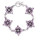 Amethyst 'Violet Constellation' Bracelet (India)