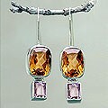 Sterling Silver 'Lantern Glow' Earrings (Indonesia)