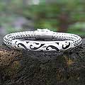 Sterling Silver 'Balinese Finesse' Bracelet (Indonesia)