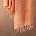 Alpaca Wool 'Peaches' Shawl (Peru)