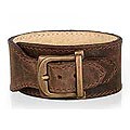 Leather 'Rugged Toffee' Bracelet (Mexico)