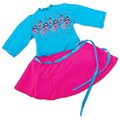 Springfield Collection Aqua Leotard/ Pink Skirt