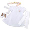 Springfield Doll Dress, Tights and Shoes Set