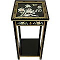 'Black Birds and Flowers' Oriental Pedestal (China)