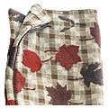 Woolrich Twin Rock Leaves on Plaid Throw Blanket