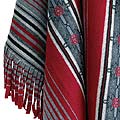 Woolrich Hickory Run Red Stripe Throw Blanket