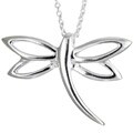 Sterling Silver Dragonfly Necklace