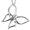 Sterling Silver Butterfly Necklace