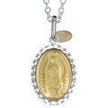 Sterling Silver and 14k Gold Guadalupe Necklace