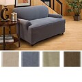 Corduroy Stretch T-cushion Sofa Slipcover