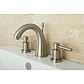 Widespread Satin Nickel Finish Lavatory Faucet