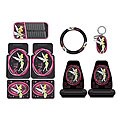 Disney's Tinkerbell Pink 9-piece Auto Accessory Set