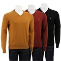 Original Penguin Men's Hector Lambswool V-neck Sweater