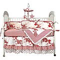 Hoohobbers Poppy 4-piece Crib Bedding Set