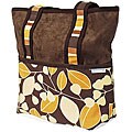 Hoohobbers Cocoa Orange Tote Diaper Bag