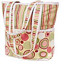 Hoohobbers Retro Circles Tote Diaper Bag