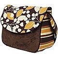 Hoohobbers Cocoa Orange Messenger Diaper Bag