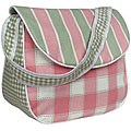 Hoohobbers Preppy Girl Messenger Diaper Bag