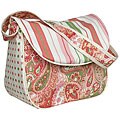 Hoohobbers Paisley Messenger Diaper Bag