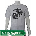 Los Angeles Pop Art Men's US Marine Emblem T-shirt