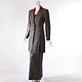 Audrey B Women's Long Suit Coat and Pant Set