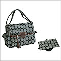 Kalencom Kelly Messenger Diaper Bag in Black Diamond