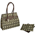 Kalencom Kelly Tote Diaper Bag in Brown Diamond