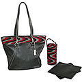 Kalencom Swirl Bucket Tote Diaper Bag in Black