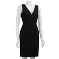 Jones New York Women's V-neck Crepe Dress