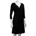 Jones New York Women's Pleated Matte Jersey Dress