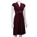 Jones New York Women's Surplice Matte Jersey Dress