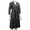 Jones New York Women's Wrap Gabardine Dress