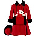 Trilogi Collection Girl's Pleated Swing Coat